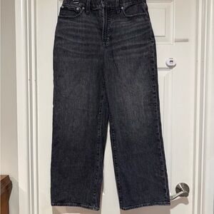 Madewell Perfect Vintage Wide Leg Cropped Jeans size 28